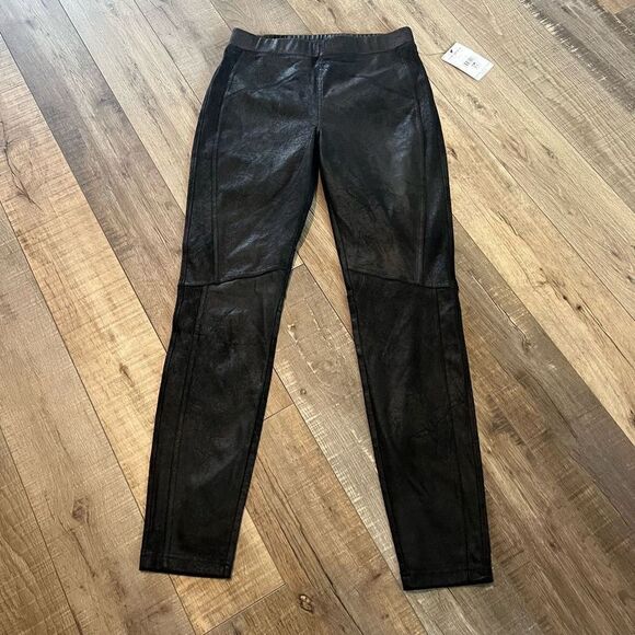 Free People Midnight Vegan Suede Skinny Pants. Size xs - Picture 1 of 11